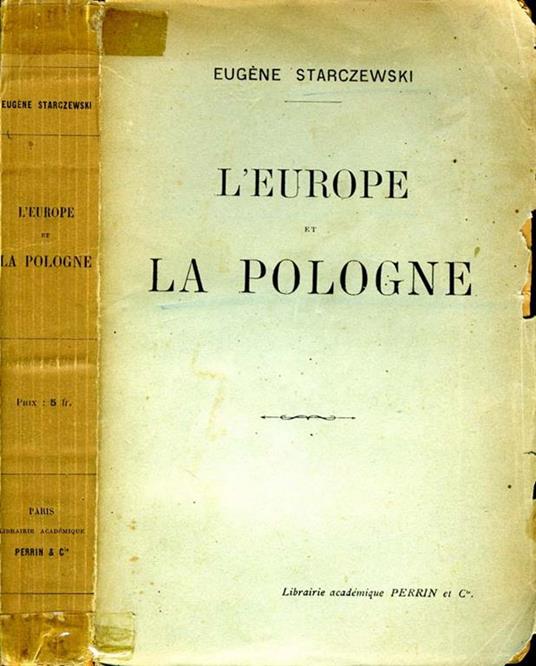 L' Europe Et la Pologne - Eugene Starczewski - copertina