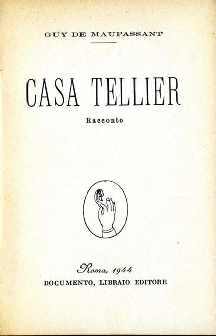Casa Tellier - Guy de Maupassant - copertina