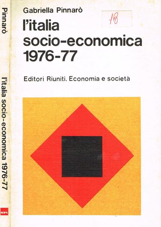 L' italia socio economica 1976-77 - Gabriella Pinnarò - copertina
