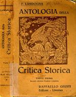 Antologia della Critica Srorica. Dall'\agonia di Roma \
