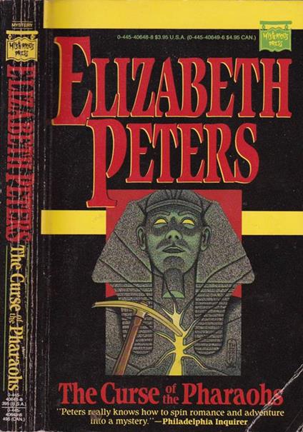 The curse of the pharaohs - Elizabeth Peters - copertina