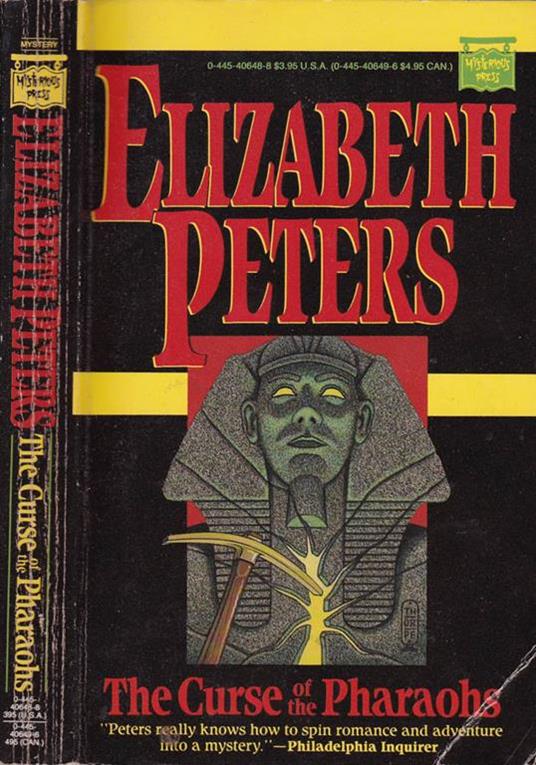 The curse of the pharaohs - Elizabeth Peters - copertina