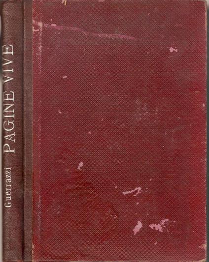 Pagine vive - Francesco D. Guerrazzi - copertina