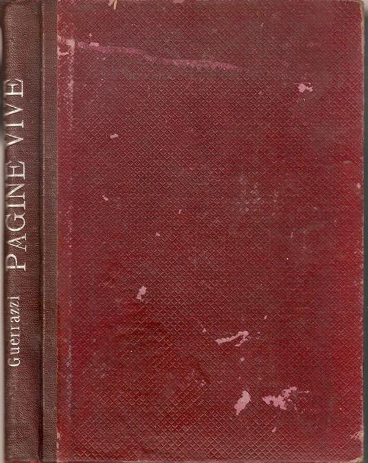 Pagine vive - Francesco D. Guerrazzi - copertina