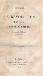 Histoire de la révolution francaise, tome dIXIéme