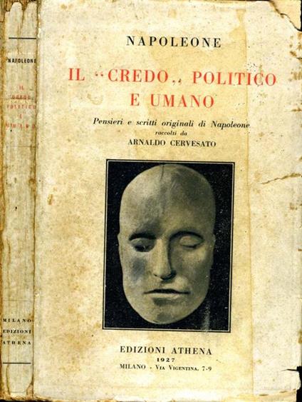 Io \Credo\" Politico e Umano" - Napoleone Bonaparte - copertina