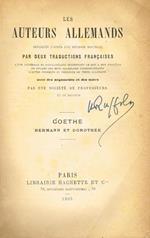 Hermann et dorothee. Les auters allemands par deux traductions francaises