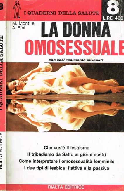 La donna omosessuale. con casi realmente avvenuti - Arturo Bini - copertina