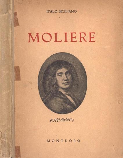 Moliere - Italo Siciliano - copertina