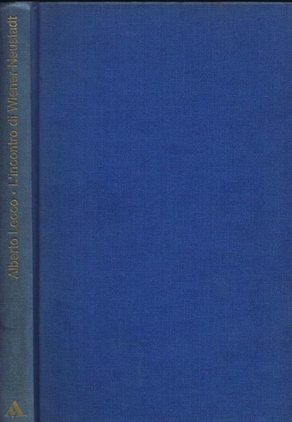 L' Incontro di Wiener Neustadt. Romanzo - Alberto Lecco - copertina