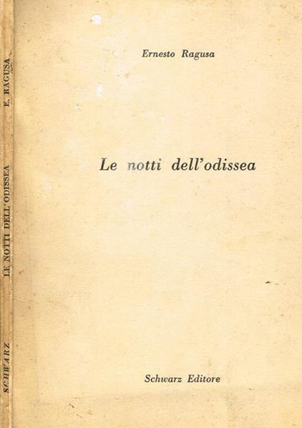 Le notti dell'odissea - Ernesto Ragusa - copertina