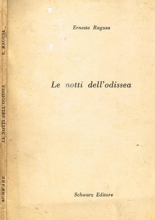 Le notti dell'odissea - Ernesto Ragusa - copertina
