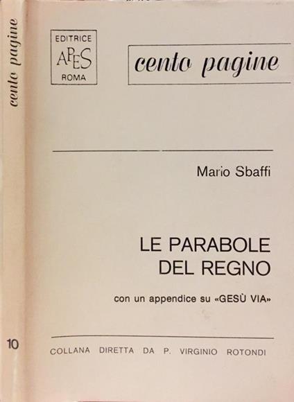 Le parabole del Regno - Mario Sbaffi - copertina