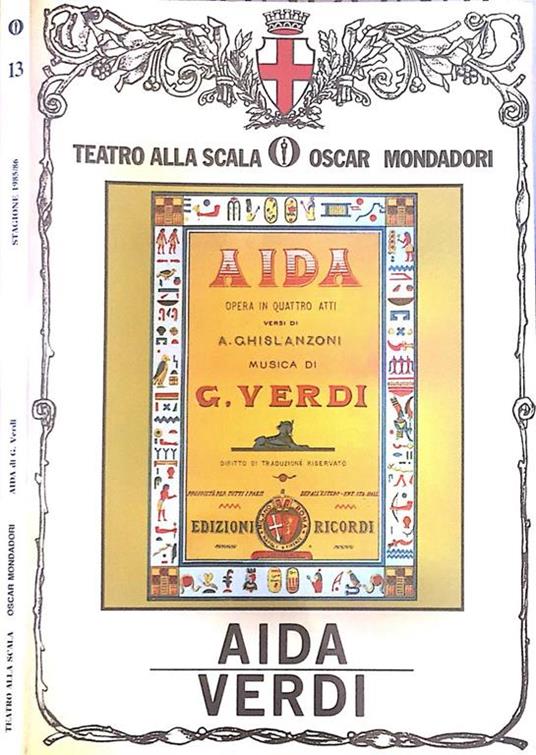 Aida, di Giuseppe Verdi - Antonio Ghislanzoni - copertina