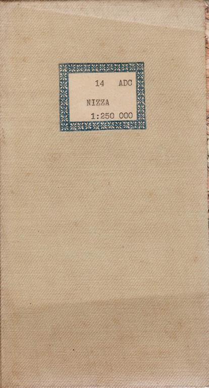 Carta d'italia 14 (nizza) - Luigi V. Bertarelli - copertina