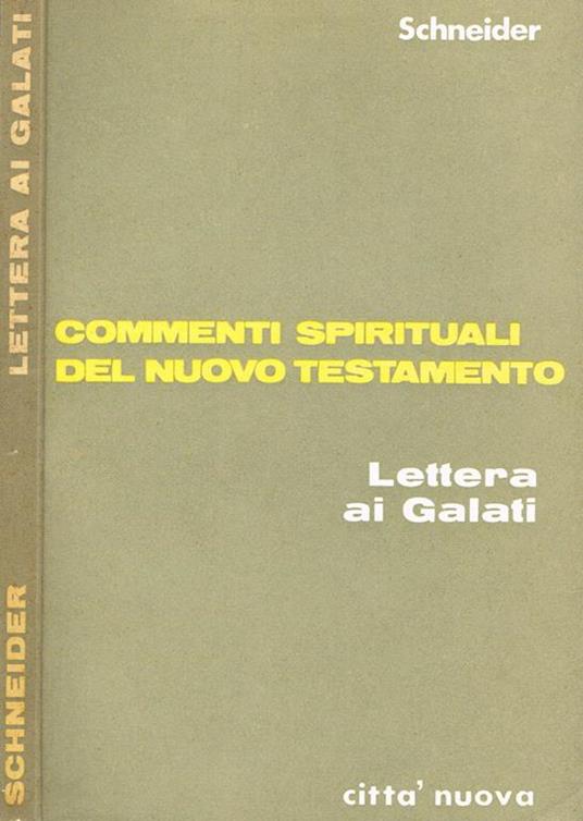 Lettera ai galati - Gerhard Schneider - copertina