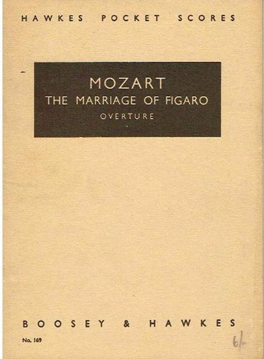 The marriage of figaro. Las bodas de figaro overture - Wolfgang Amadeus Mozart - copertina