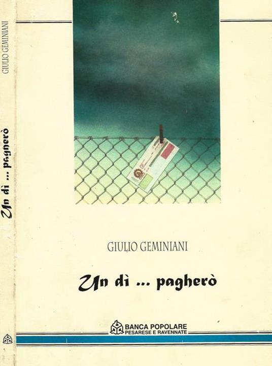 Un dí Pagheró - Gabriele Geminiani - copertina