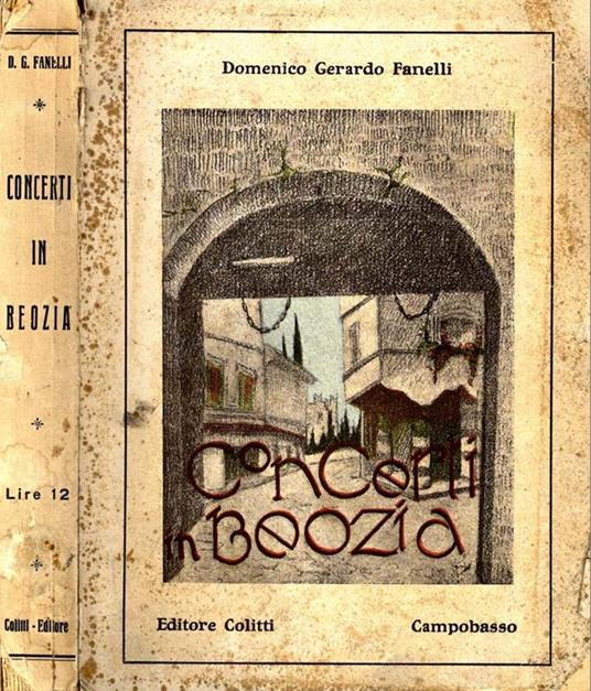 Concerti in Beozia - Domenico Gerardo Fanelli - copertina