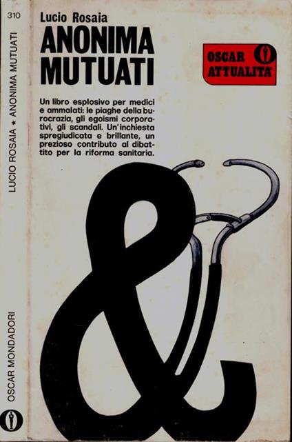 Anonima mutuati - Lucio Rosaia - copertina