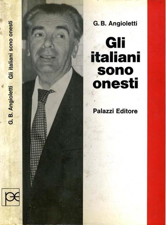 Gli Italiani Sono Onesti - G. Battista Angioletti - copertina