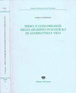 Indici e concordanze delle orazioni inaugurali di Giambattista Vico