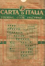 Cagliari foglio 46. Carta d'italia del touring club