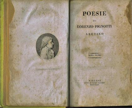 Poesie di Lorenzo Pignotti Aretino (Tomo I) - Pignotti Lorenzo - copertina
