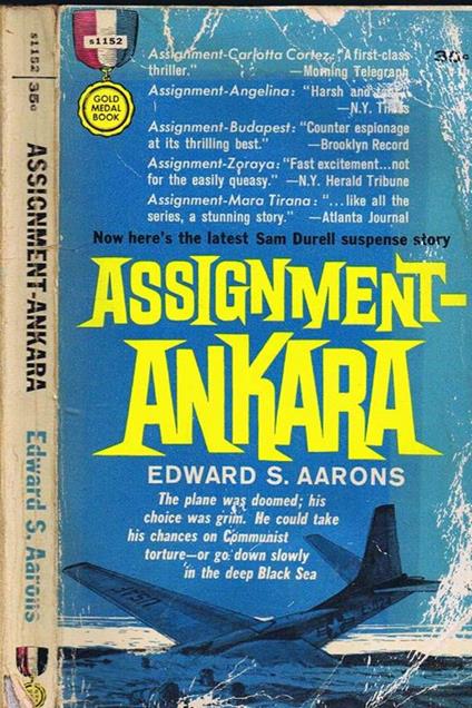 Assignment-Ankara - Edward S. Aarons - copertina
