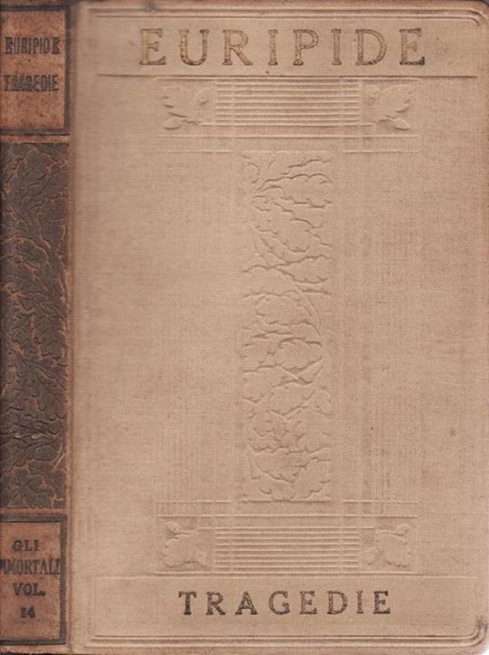 Tragedie - Euripide - copertina