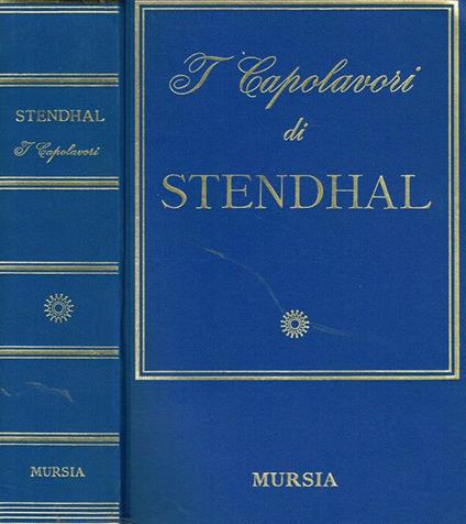 I capolavori di stendhal - Stendahl - copertina