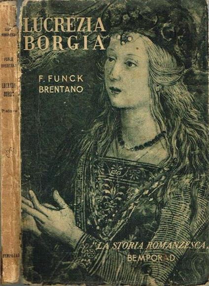 Lucrezia borgia - Franz Brentano - copertina