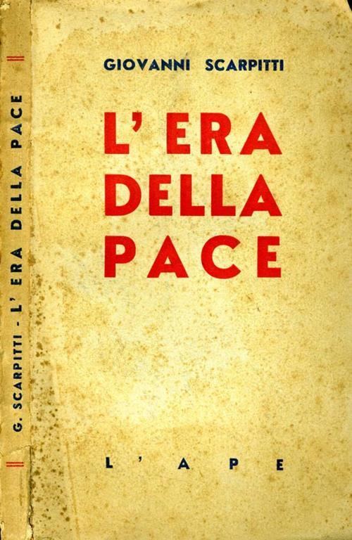 L' Era della Pace - Giovanni Scarpitti - copertina