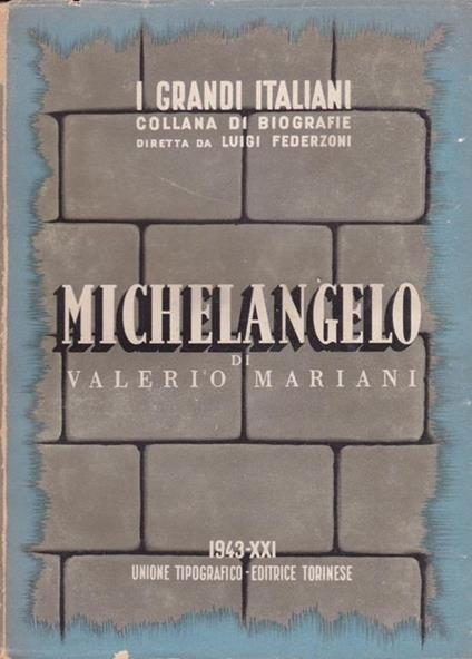 Michelangelo - Valerio Mariani - copertina