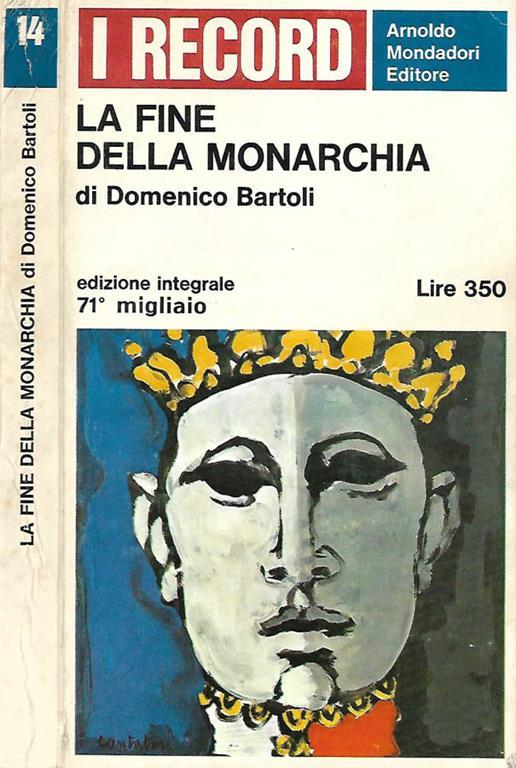 La fine della monarchia - Domenico Bartoli - copertina