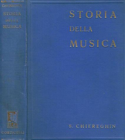 Storia della musica - Salvino Chiereghin - copertina