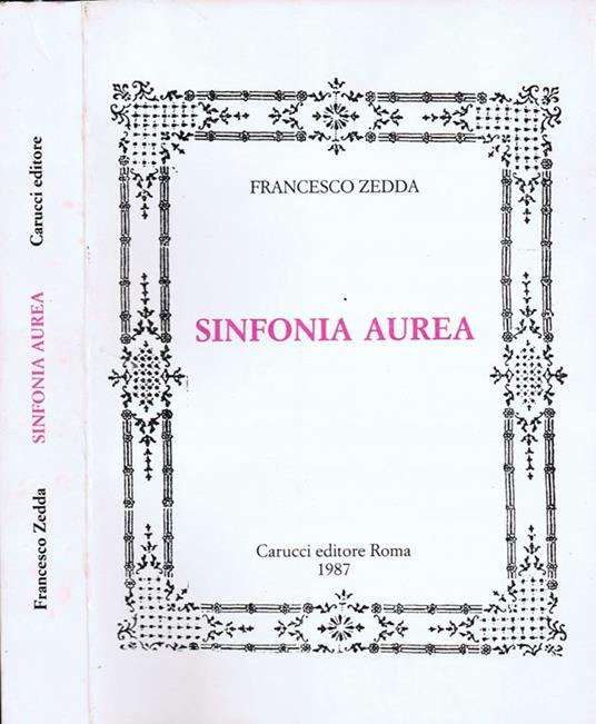 Sinfonia Aurea - Francesco Zedda - copertina