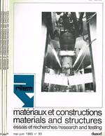 Materiaux et constructions, materials and structures. Essais et recherches, research and testing