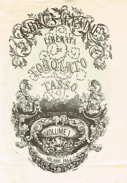 Gerusalemme Liberata - Torquato Tasso - copertina