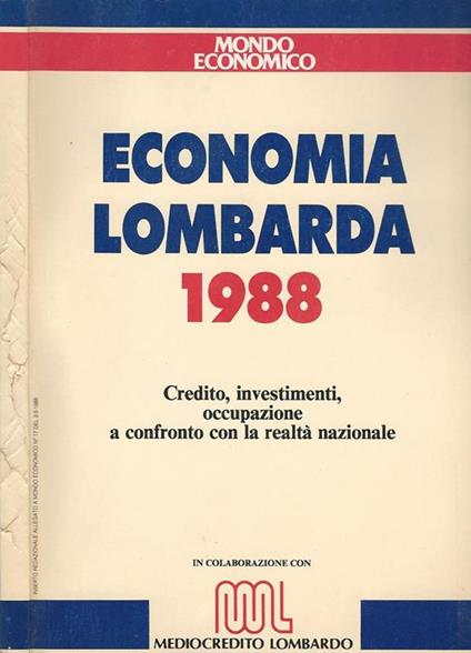 Economia Lombarda IV Rapporto- 22 Aprile 1988 - copertina