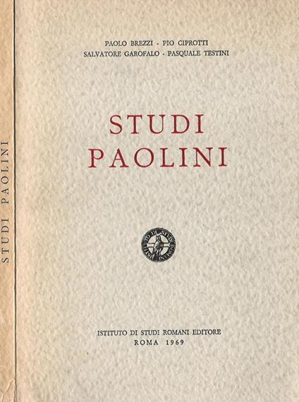 Studi Paolini - copertina