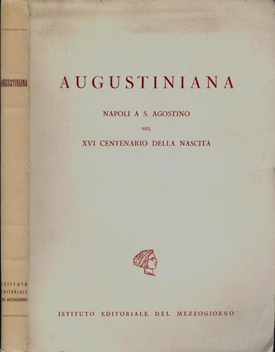 Augustiniana. Napoli a S. Agostino nel XVI centenario della nascita - copertina