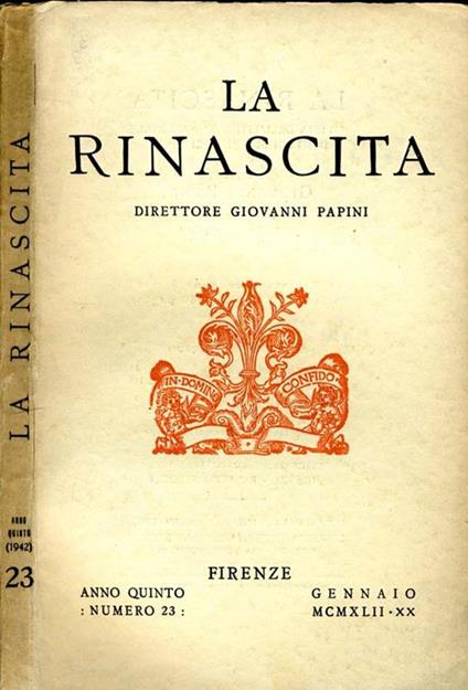 La Rinascita - copertina