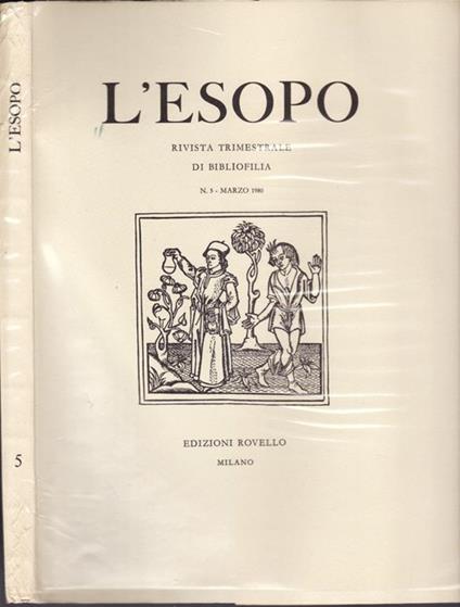 L' esopo - copertina