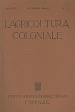 L' agricoltura coloniale n.11
