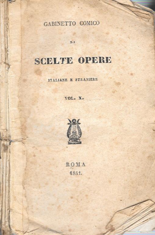 Gabinetto Comico di Scelte Opere Italiane e Straniere - copertina