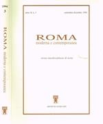 Roma Moderna e Contemporanea Anno II N. 3. Rivista Interdisciplinare di Storia