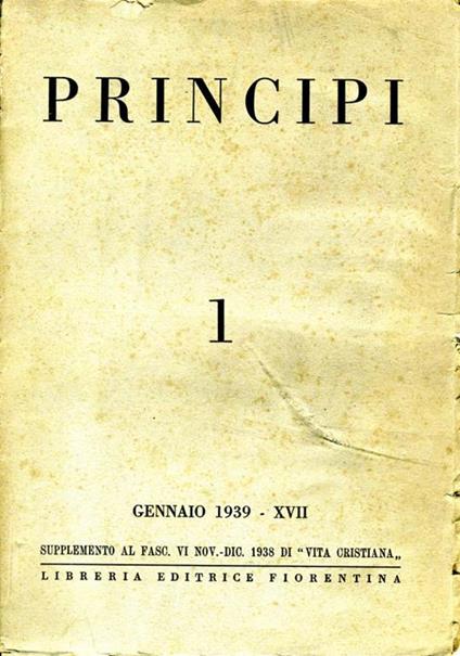 Principi - copertina