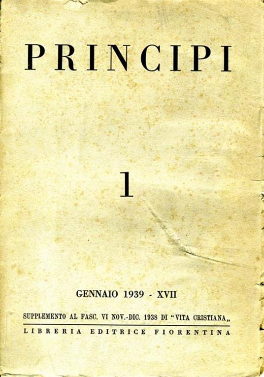 Principi - copertina