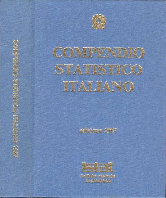 Compendio statistico italiano. Edizione 1987 - copertina